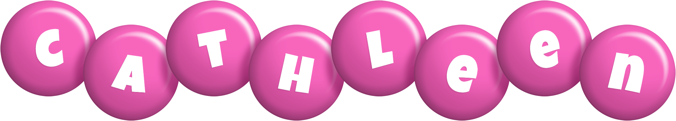 Cathleen candy-pink logo