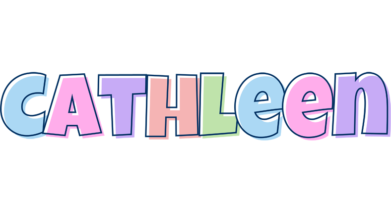Cathleen pastel logo