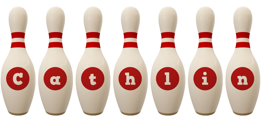 Cathlin bowling-pin logo