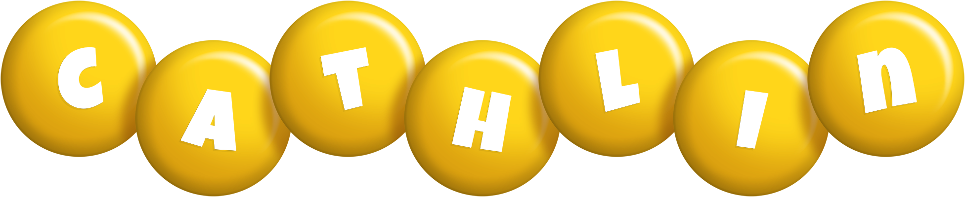 Cathlin candy-yellow logo
