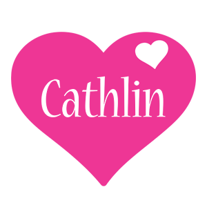 Cathlin love-heart logo