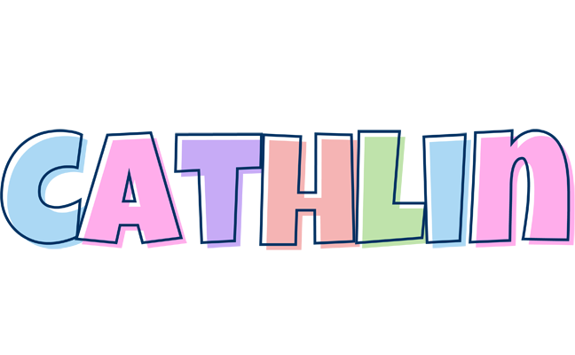 Cathlin pastel logo