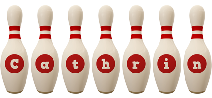 Cathrin bowling-pin logo