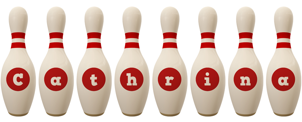 Cathrina bowling-pin logo
