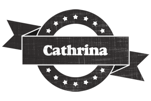 Cathrina grunge logo