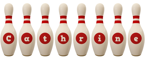 Cathrine bowling-pin logo