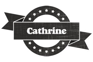 Cathrine grunge logo