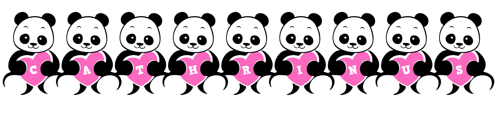 Cathrinus love-panda logo