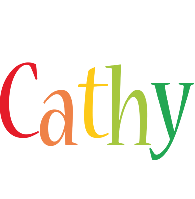 Cathy birthday logo