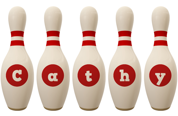 Cathy bowling-pin logo