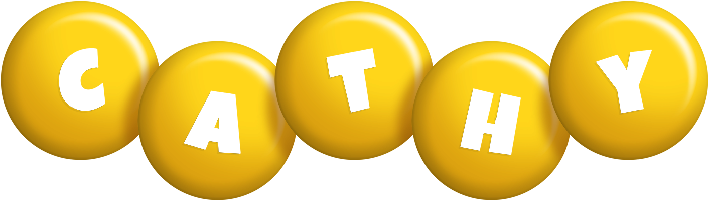 Cathy candy-yellow logo