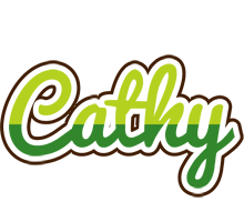 Cathy golfing logo