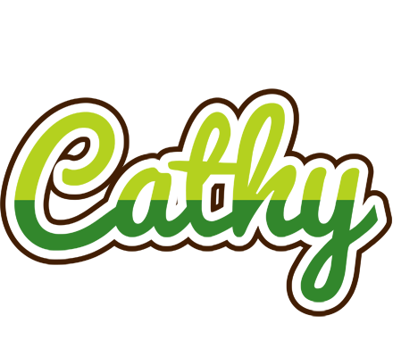 Cathy golfing logo