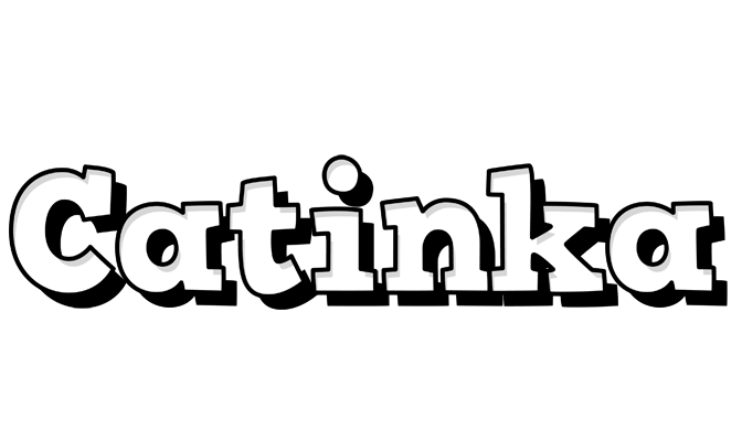 Catinka snowing logo