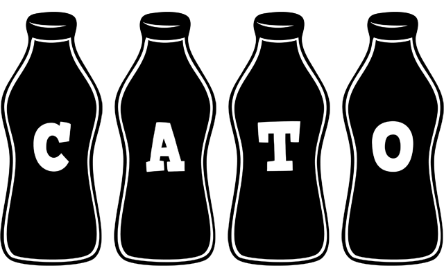 Cato bottle logo