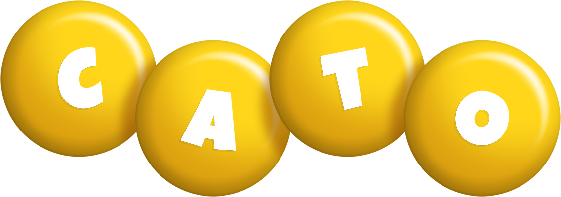 Cato candy-yellow logo