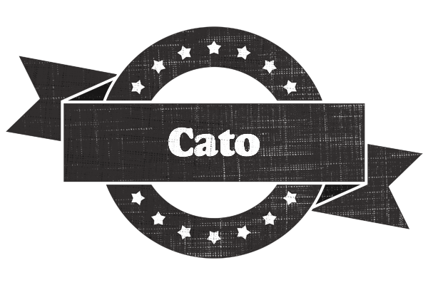 Cato grunge logo