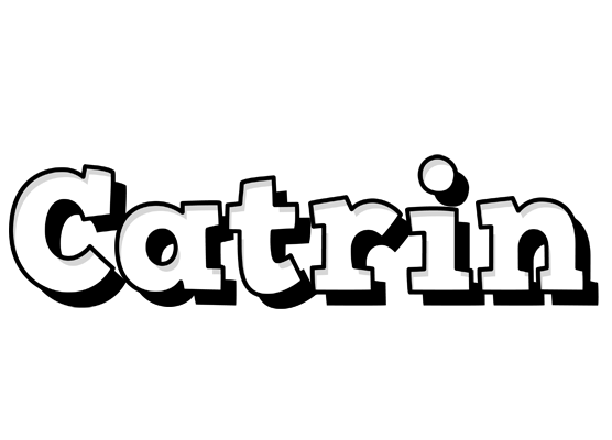 Catrin snowing logo
