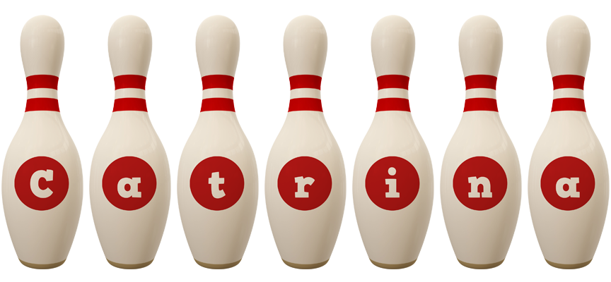 Catrina bowling-pin logo