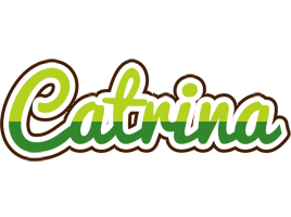 Catrina golfing logo