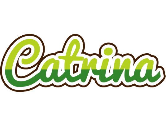 Catrina golfing logo
