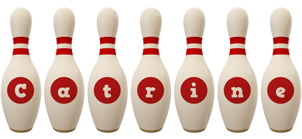 Catrine bowling-pin logo