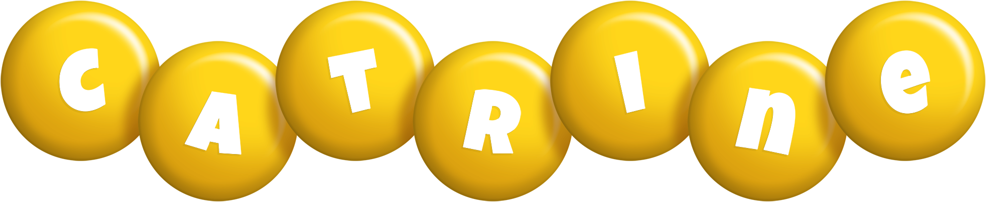 Catrine candy-yellow logo