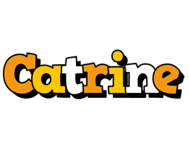 Catrine cartoon logo