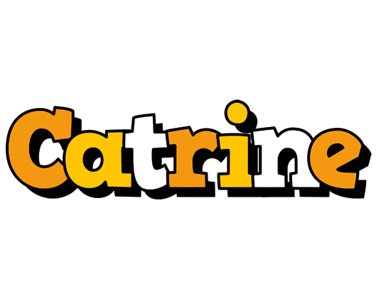 Catrine cartoon logo
