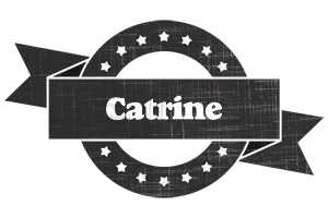 Catrine grunge logo