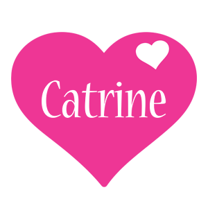 Catrine love-heart logo