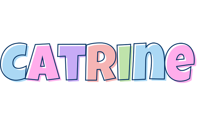 Catrine pastel logo