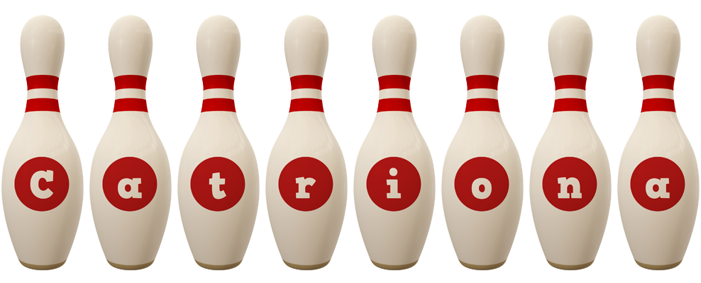 Catriona bowling-pin logo