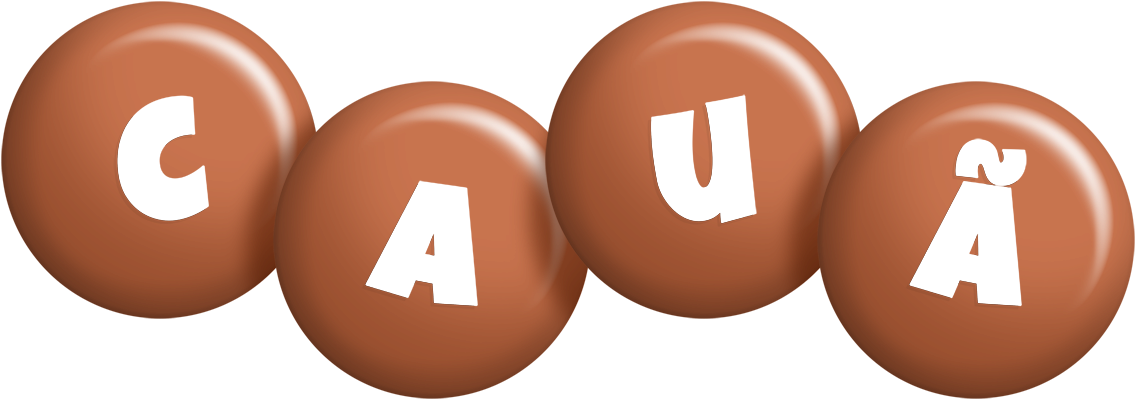 Cauã candy-brown logo