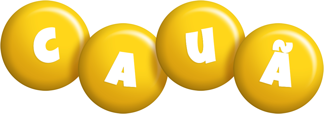Cauã candy-yellow logo