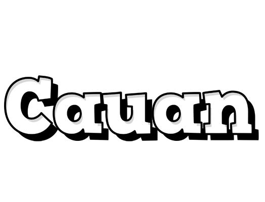 Cauan snowing logo