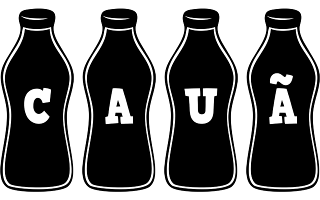 Cauã bottle logo