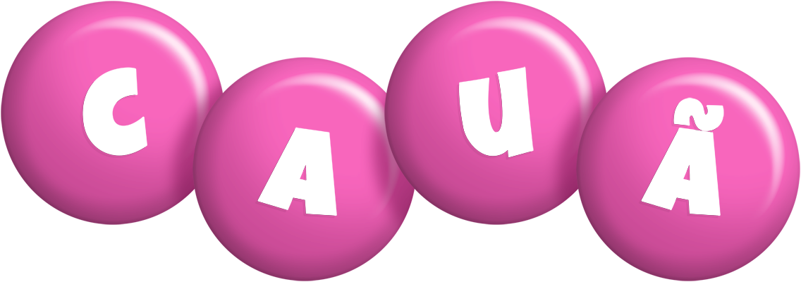 Cauã candy-pink logo