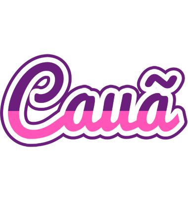 Cauã cheerful logo