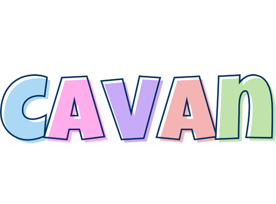 Cavan pastel logo