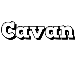 Cavan snowing logo