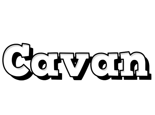 Cavan snowing logo