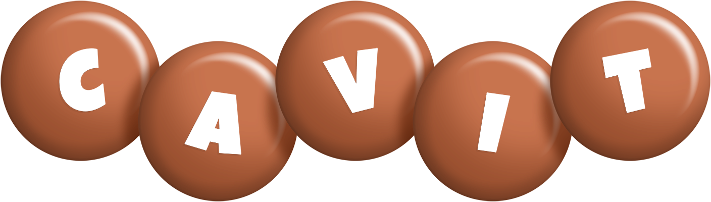 Cavit candy-brown logo