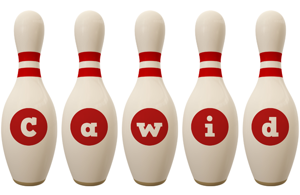 Cawid bowling-pin logo