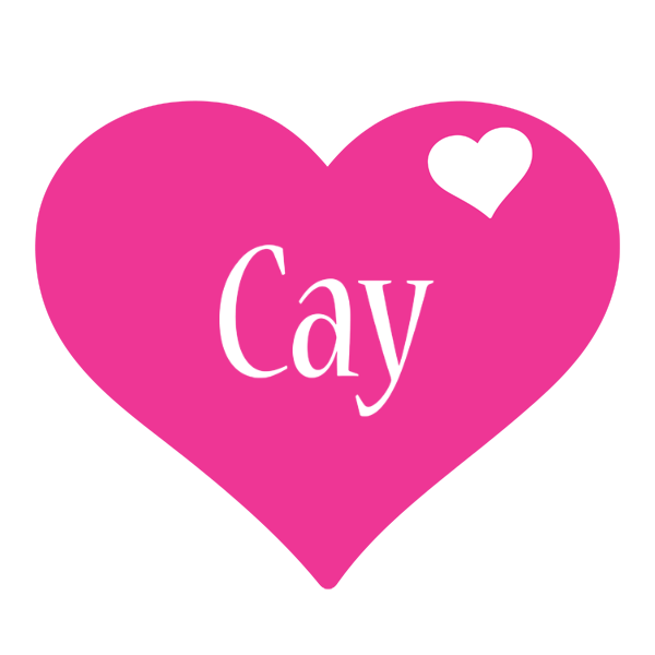 Cay love-heart logo