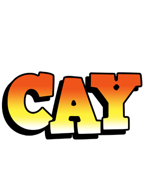 Cay sunset logo