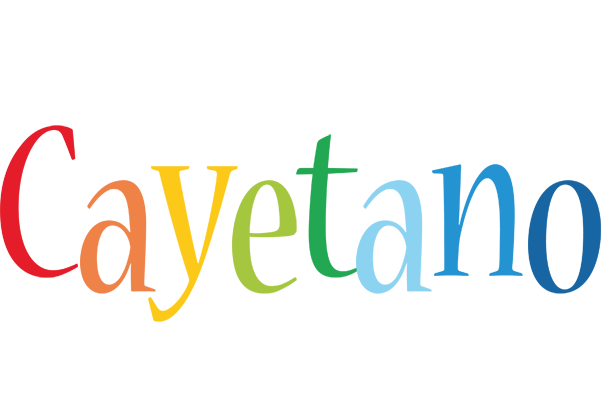 Cayetano birthday logo