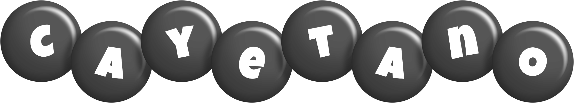 Cayetano candy-black logo