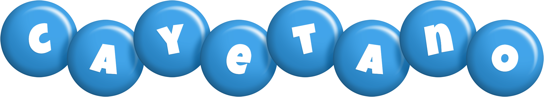 Cayetano candy-blue logo