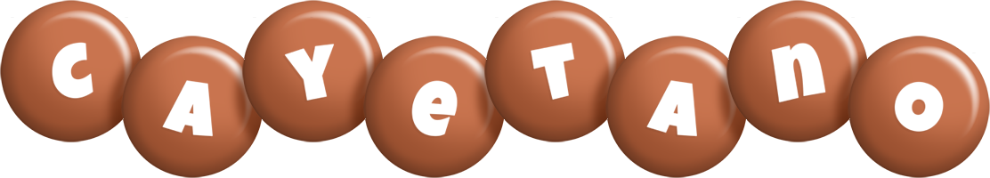 Cayetano candy-brown logo